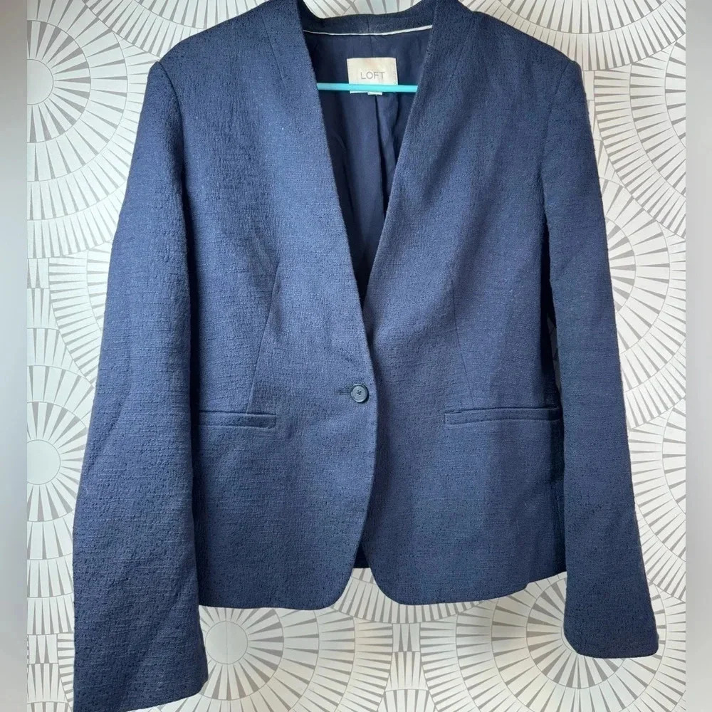 LOFT Navy Blazer